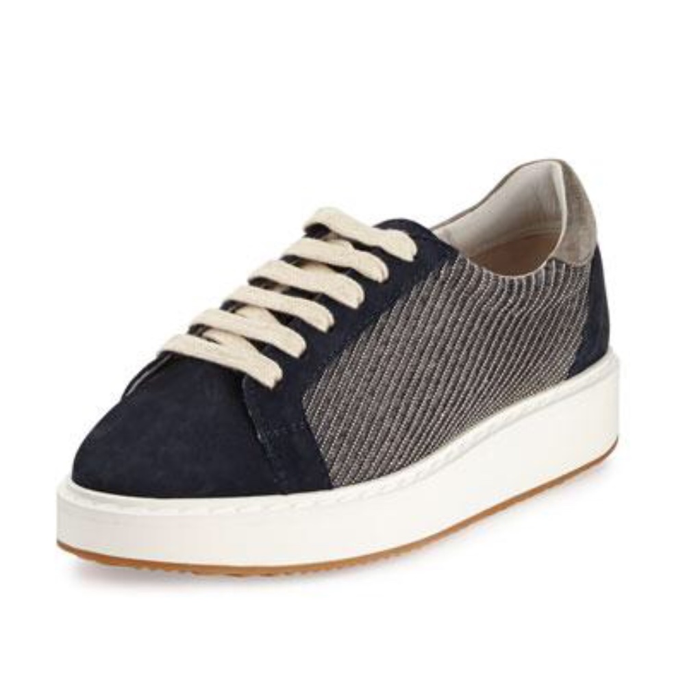 Brunelleschi Cucinelli monili lace up sneaker